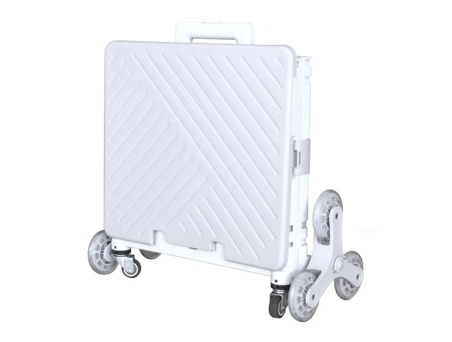 Amazon.co.jp: キャリーカート 折りたたみ式後輪3ホイールで階段